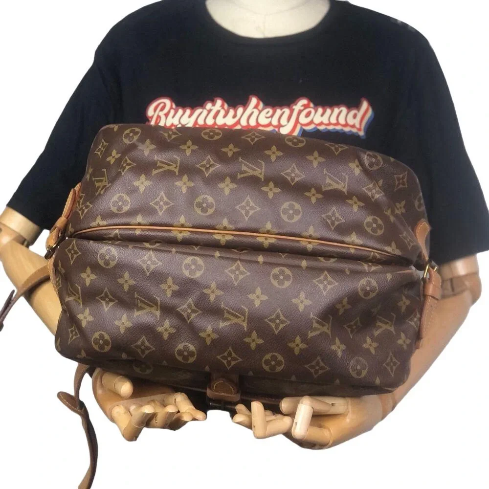 LOUIS VUITTON Saumur 35 Double Sided LV Messenger Shoulder Bag LV DUST BAG